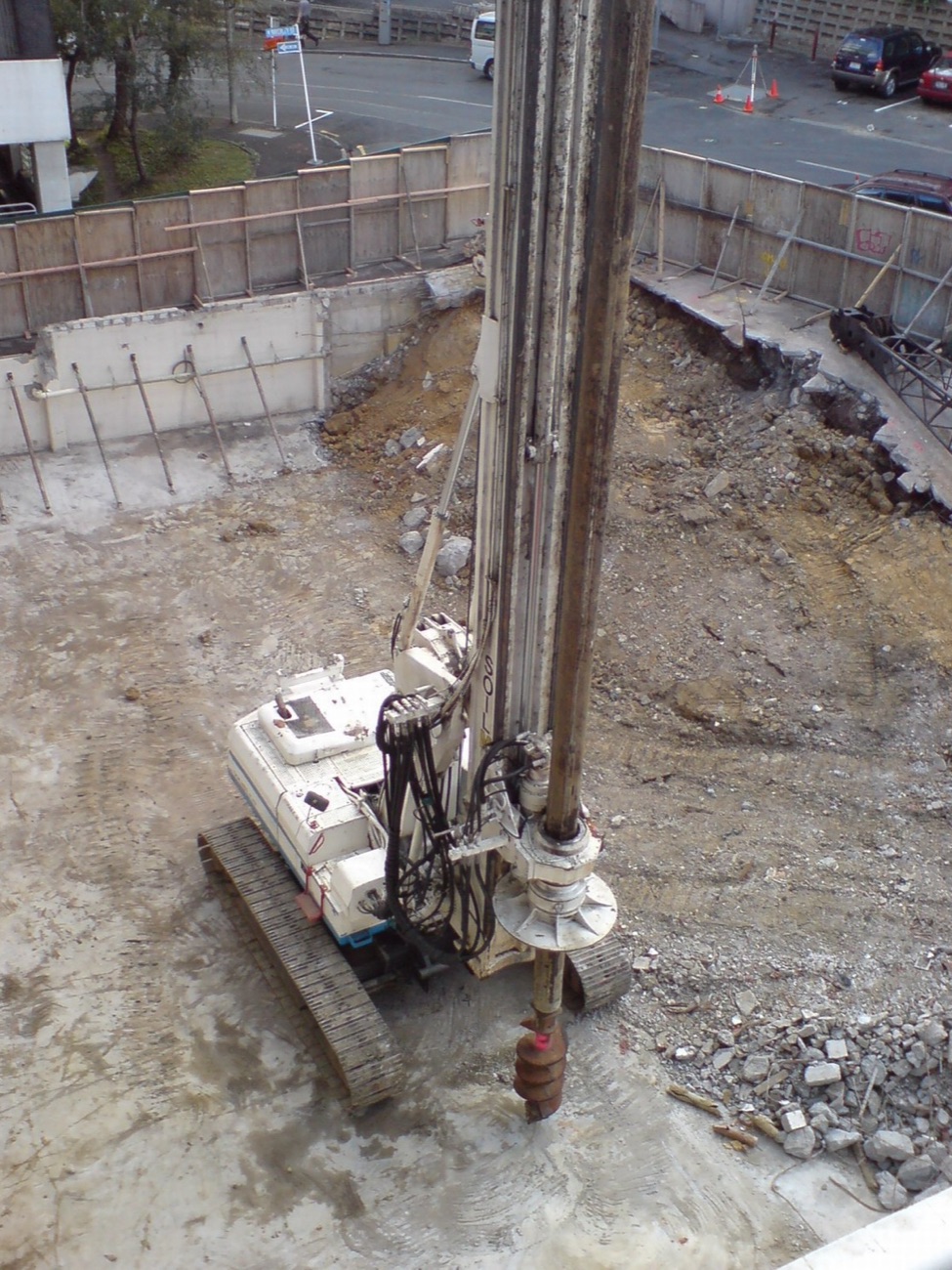 Helix Tower deep foundation piling